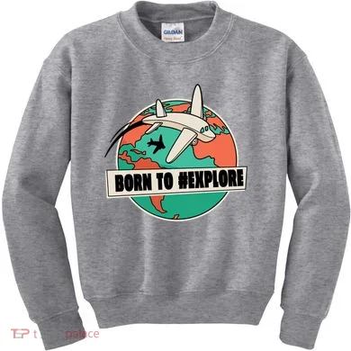 Born To Explore Kids Sweatshirt