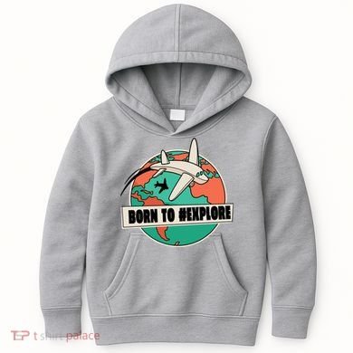 Born To Explore Kids Hoodie