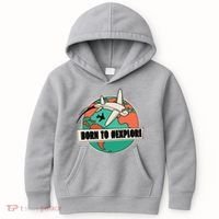 Born To Explore Kids Hoodie thumb 0