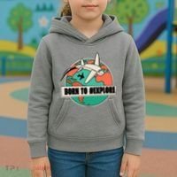 Born To Explore Kids Hoodie thumb 3
