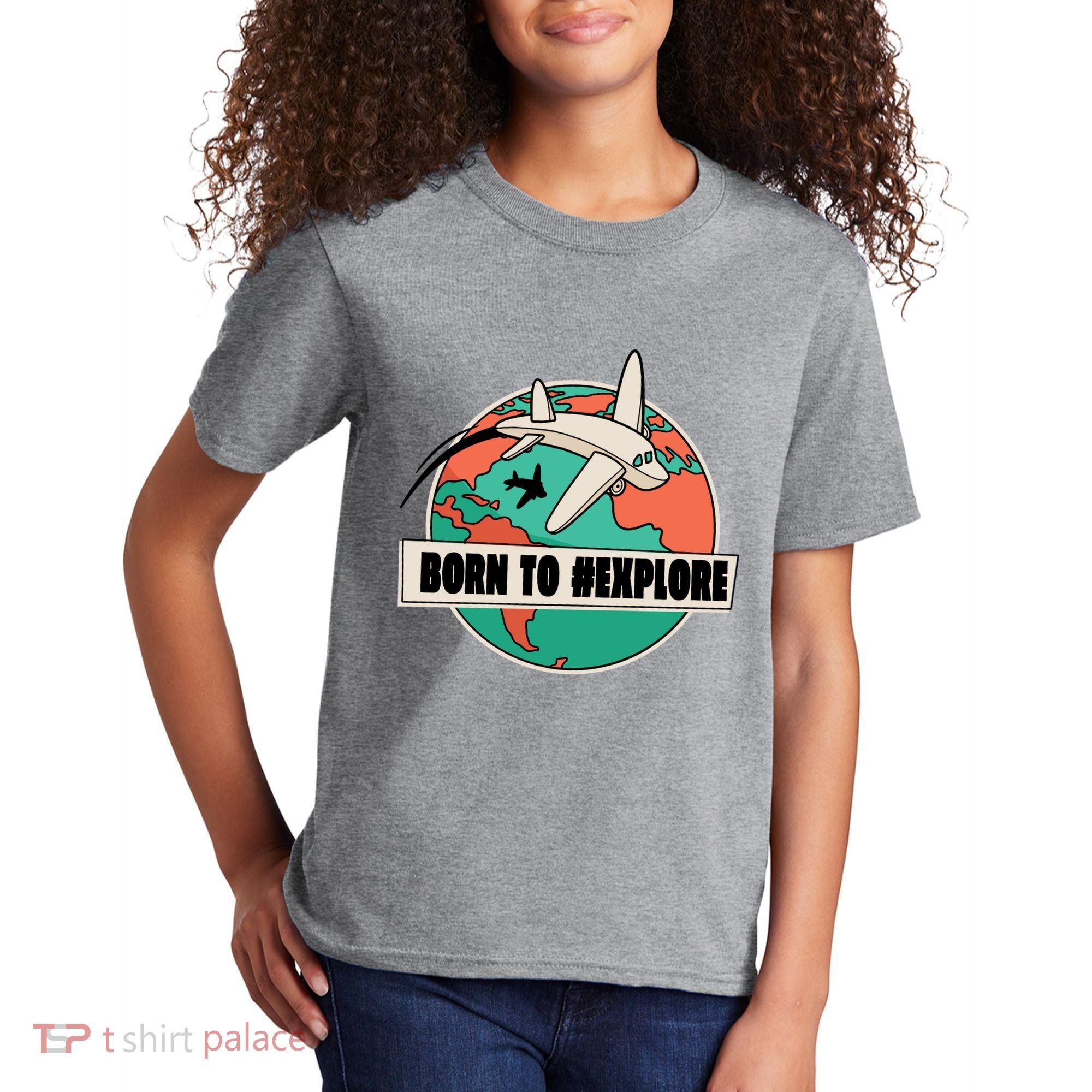 Born To Explore Kids T-Shirt