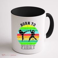 Born To Fight Coffee Mug thumb 1