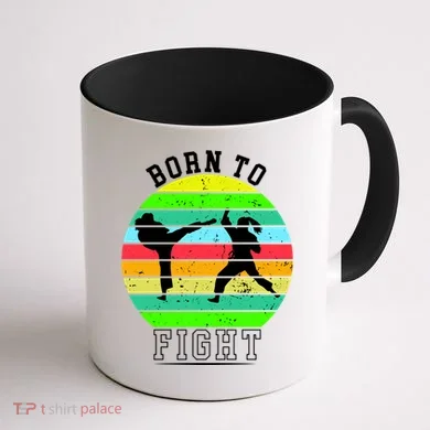 Born To Fight Coffee Mug back