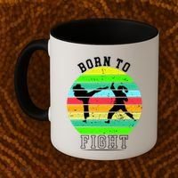 Born To Fight Coffee Mug thumb 2