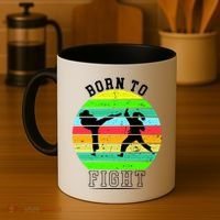 Born To Fight Coffee Mug thumb 4
