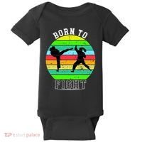 Born To Fight Baby Bodysuit thumb 0