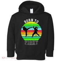 Born To Fight Toddler Hoodie thumb 0