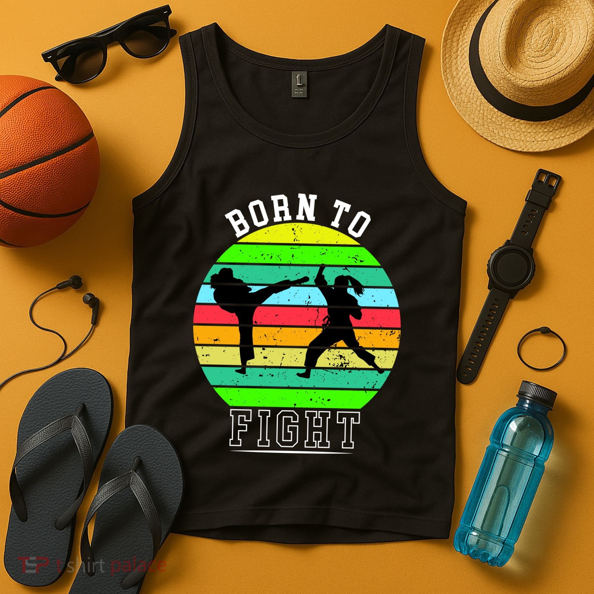 Born To Fight Tank Top