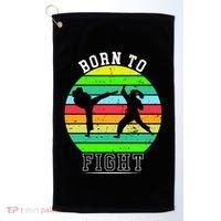 Born To Fight Golf Towel thumb 0