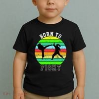 Born To Fight Toddler T-Shirt thumb 2