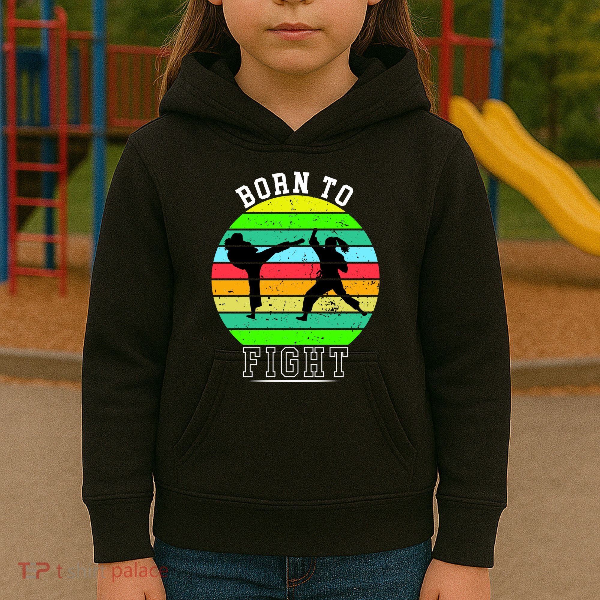 Born To Fight Kids Hoodie