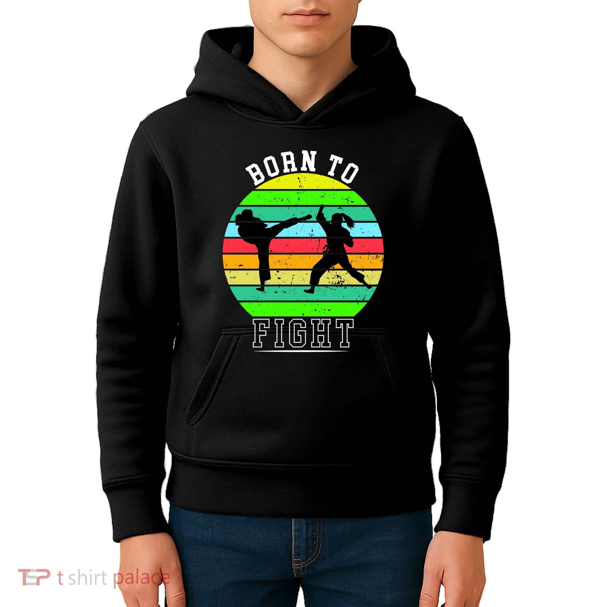 Born To Fight Kids Hoodie