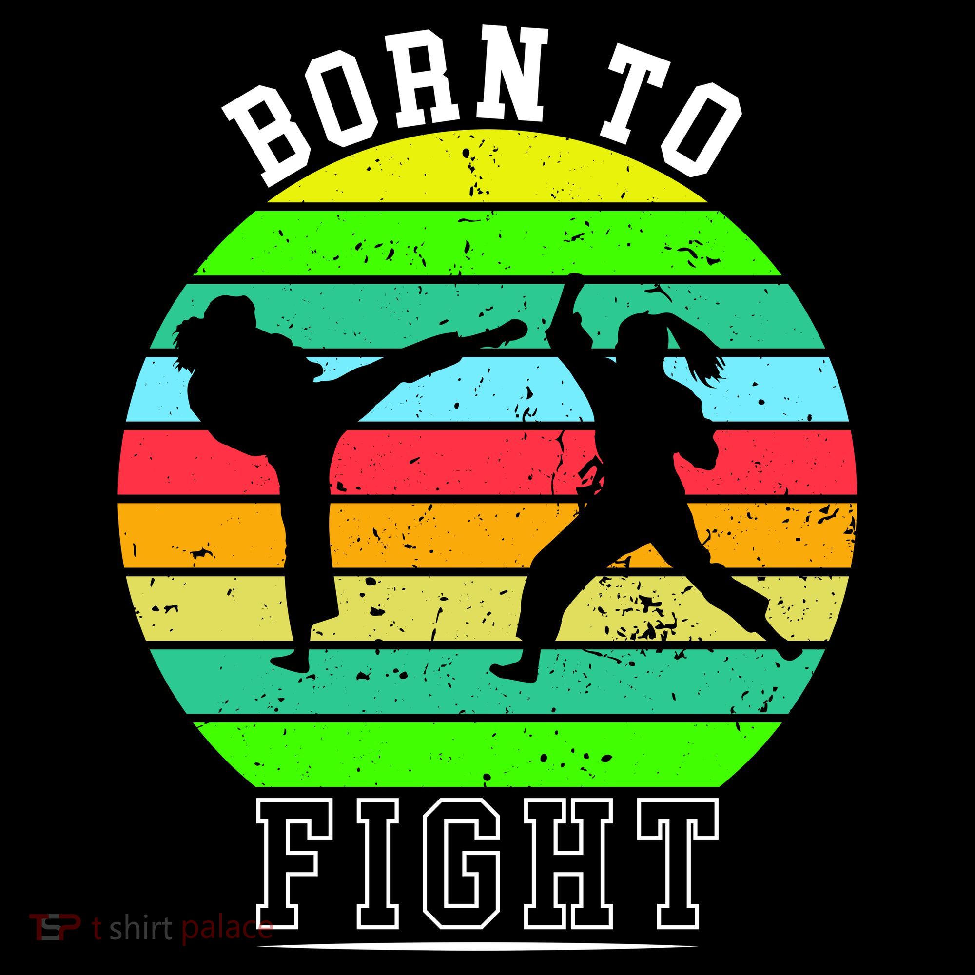 Born To Fight Tote Bag