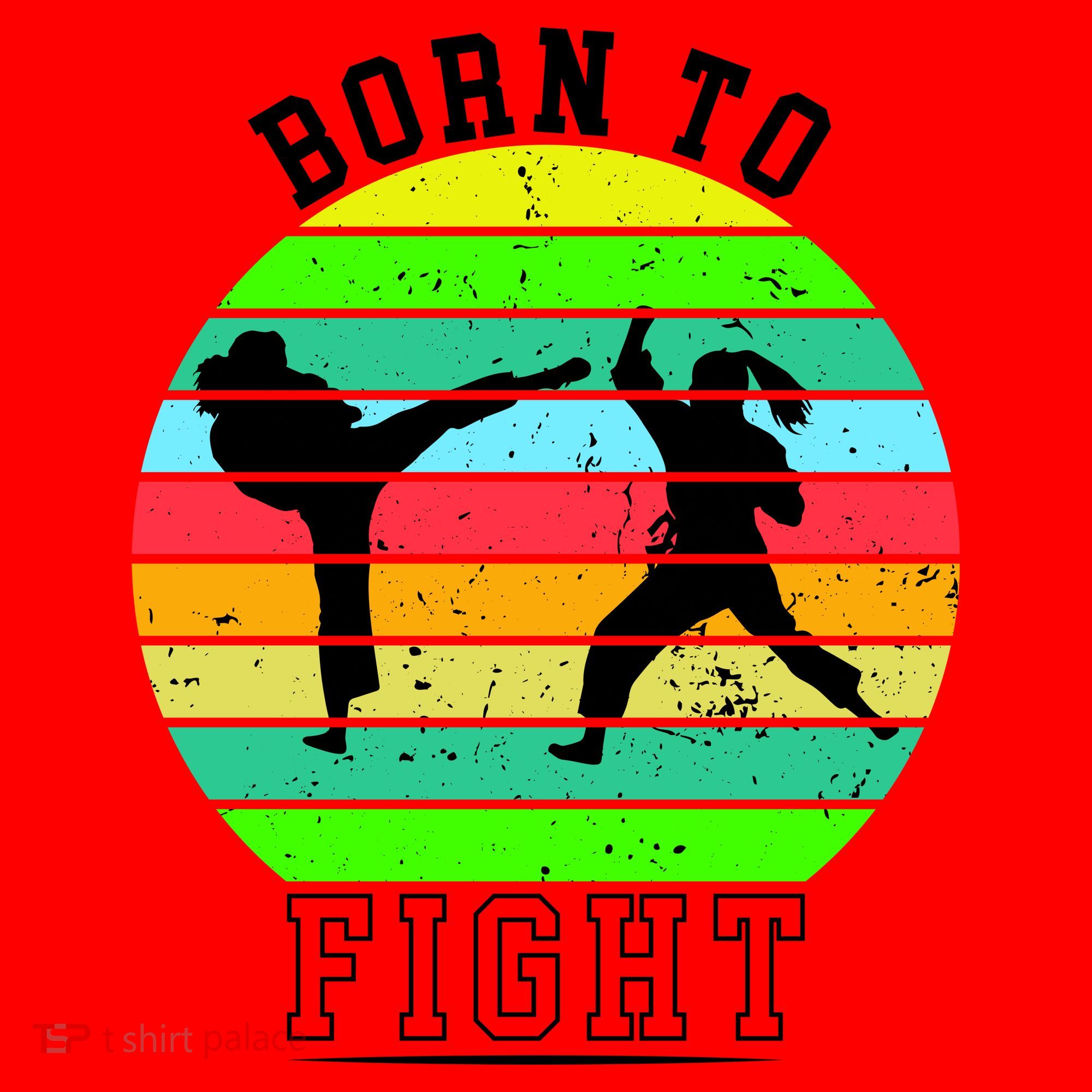 Born To Fight Santa Hat