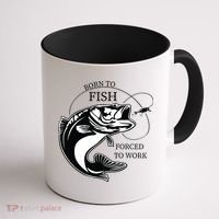 Born To Fish Coffee Mug thumb 1