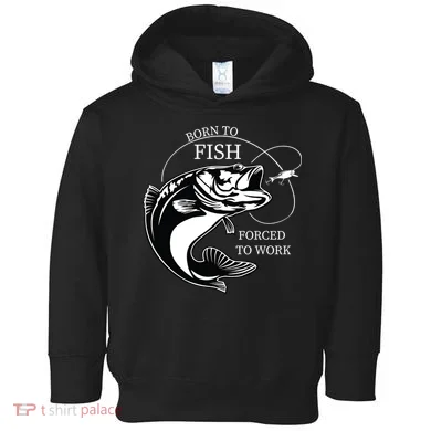 Born To Fish Toddler Hoodie