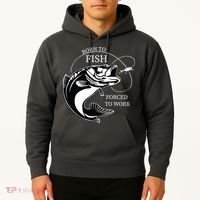Born To Fish Hoodie thumb 2