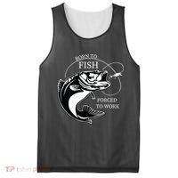 Born To Fish Mesh Reversible Basketball Jersey Tank thumb 0