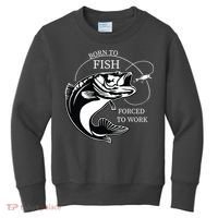 Born To Fish Kids Sweatshirt thumb 0
