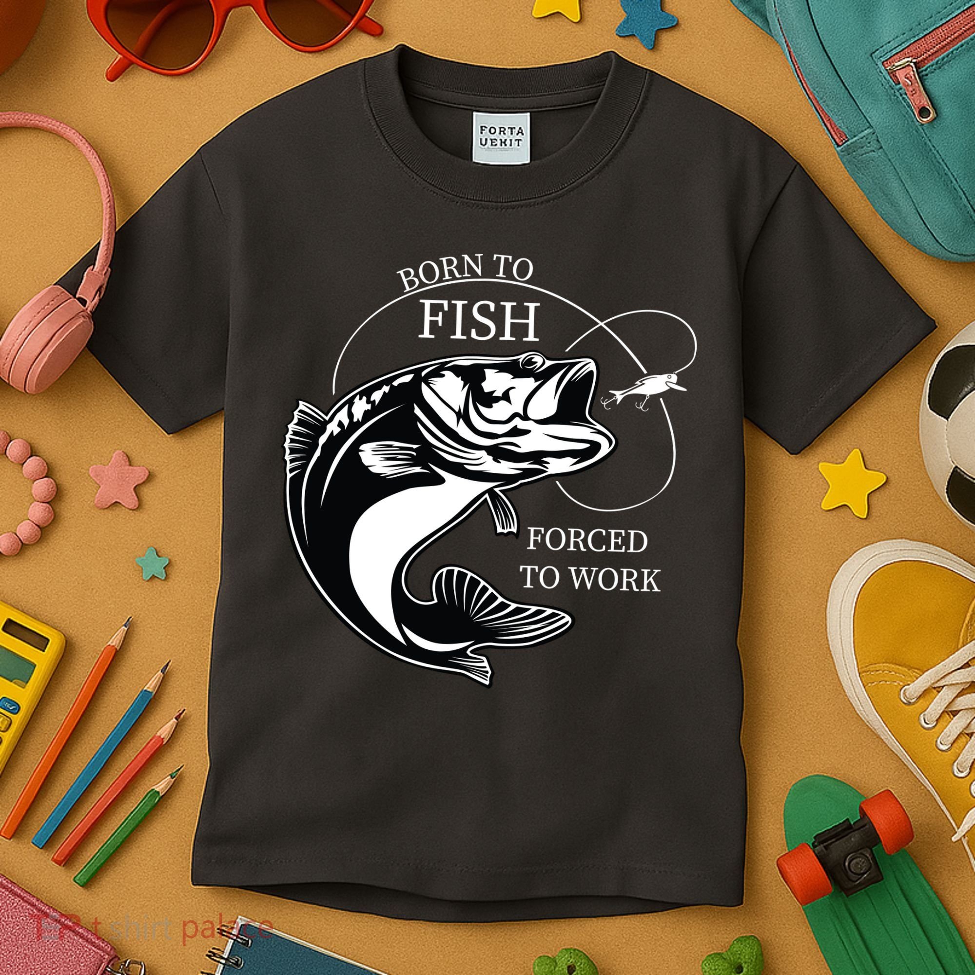 Born To Fish Kids T-Shirt