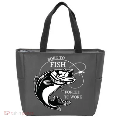 Born To Fish Tote Bag