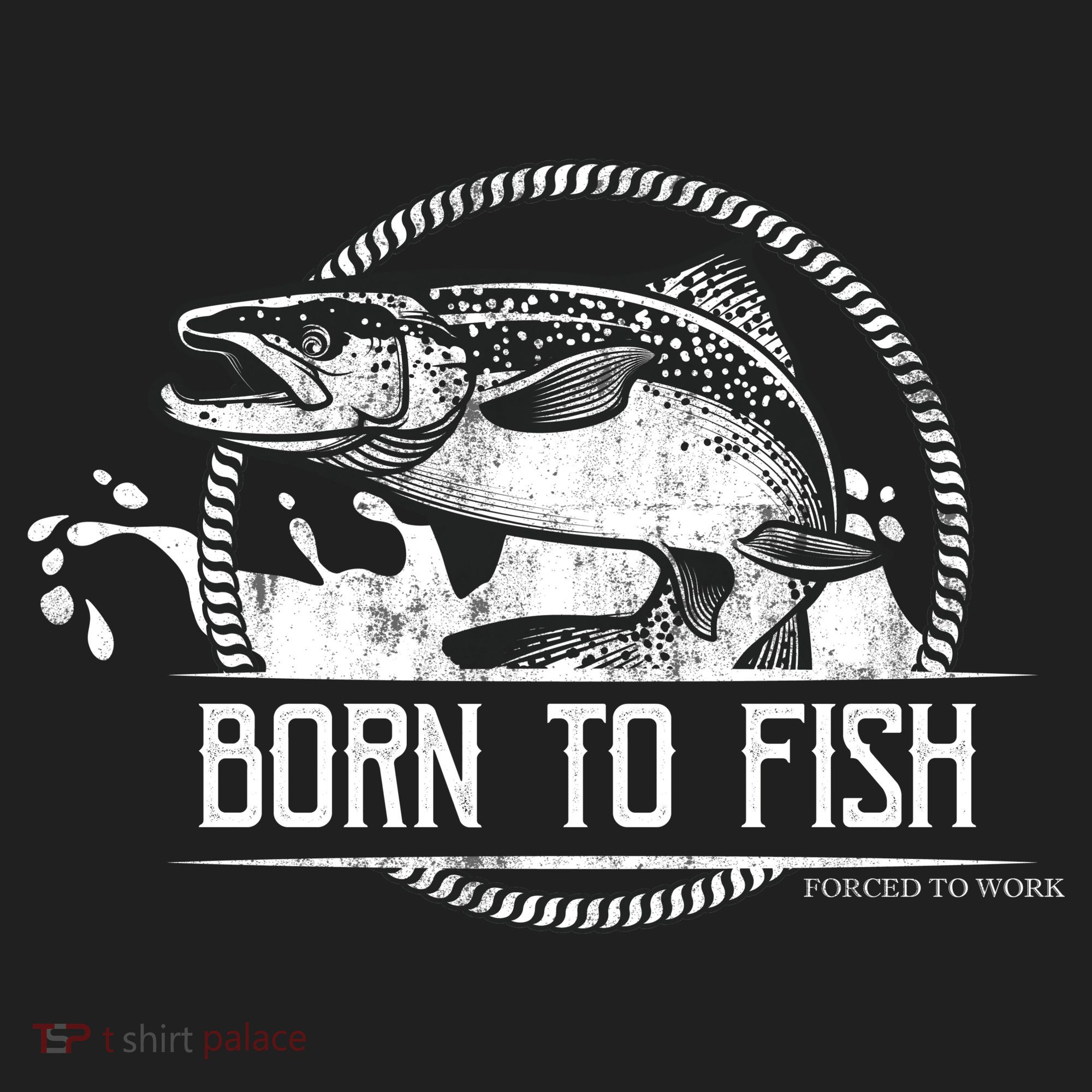 Born To Fish Forced To Work Women's Sweatshirt
