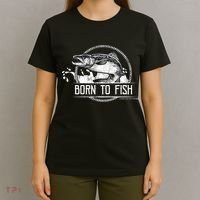 Born To Fish Forced To Work T-Shirt thumb 4