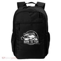 Born To Fish Forced To Work Backpack thumb 0