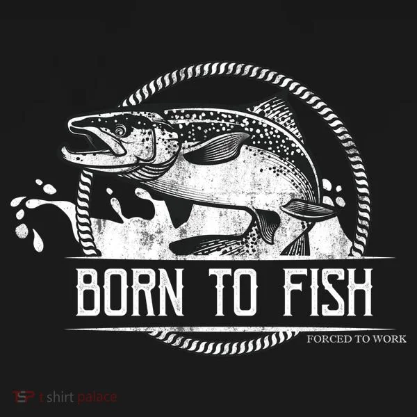 Born To Fish Forced To Work Bucket Hat