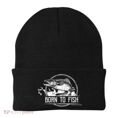 Born To Fish Forced To Work Beanie