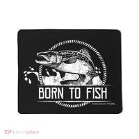 Born To Fish Forced To Work Mousepad thumb 0