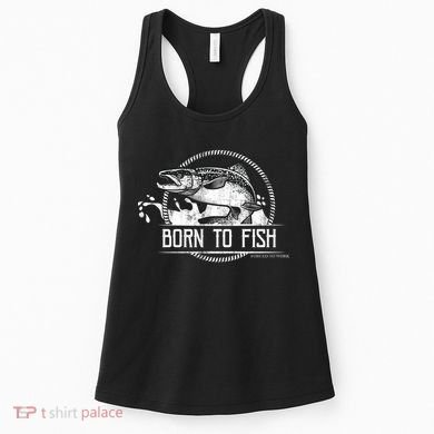 Born To Fish Forced To Work Women's Tank Top