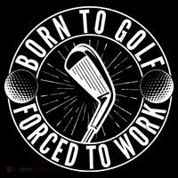 Born To Golf Force To Work Visor thumb 3