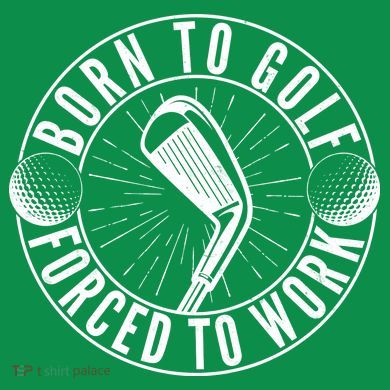 Born To Golf Force To Work Women's Flannel Pajama Set