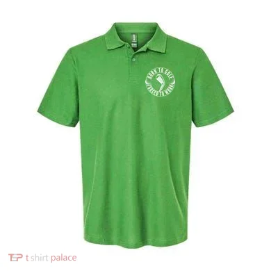 Born To Golf Force To Work Polo