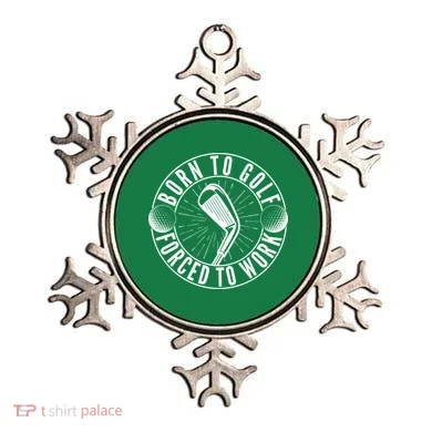 Born To Golf Force To Work Ornament