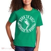 Born To Golf Force To Work Kids T-Shirt thumb 2