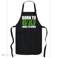 Born To Golf Force To Work Golfing Fan Apron thumb 0