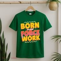 Born To Sleep Force To Work T-Shirt thumb 2