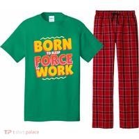 Born To Sleep Force To Work Pajama Set thumb 0
