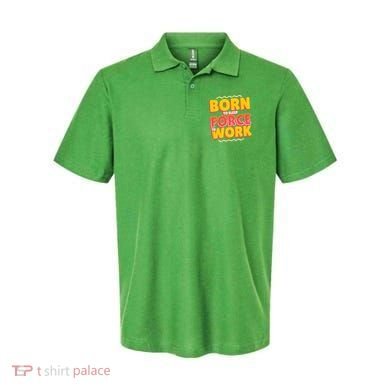 Born To Sleep Force To Work Polo