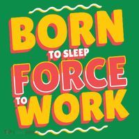 Born To Sleep Force To Work Women's T-Shirt thumb 6