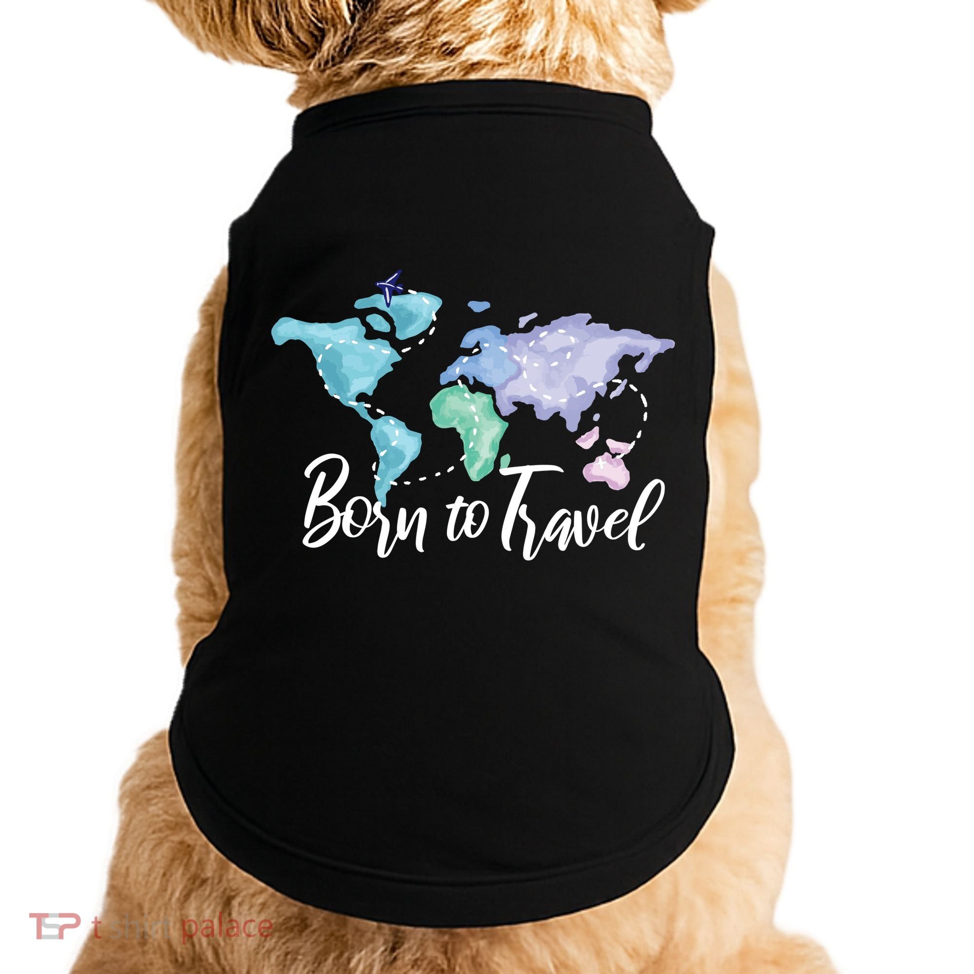 Born To Travel Doggie Tank