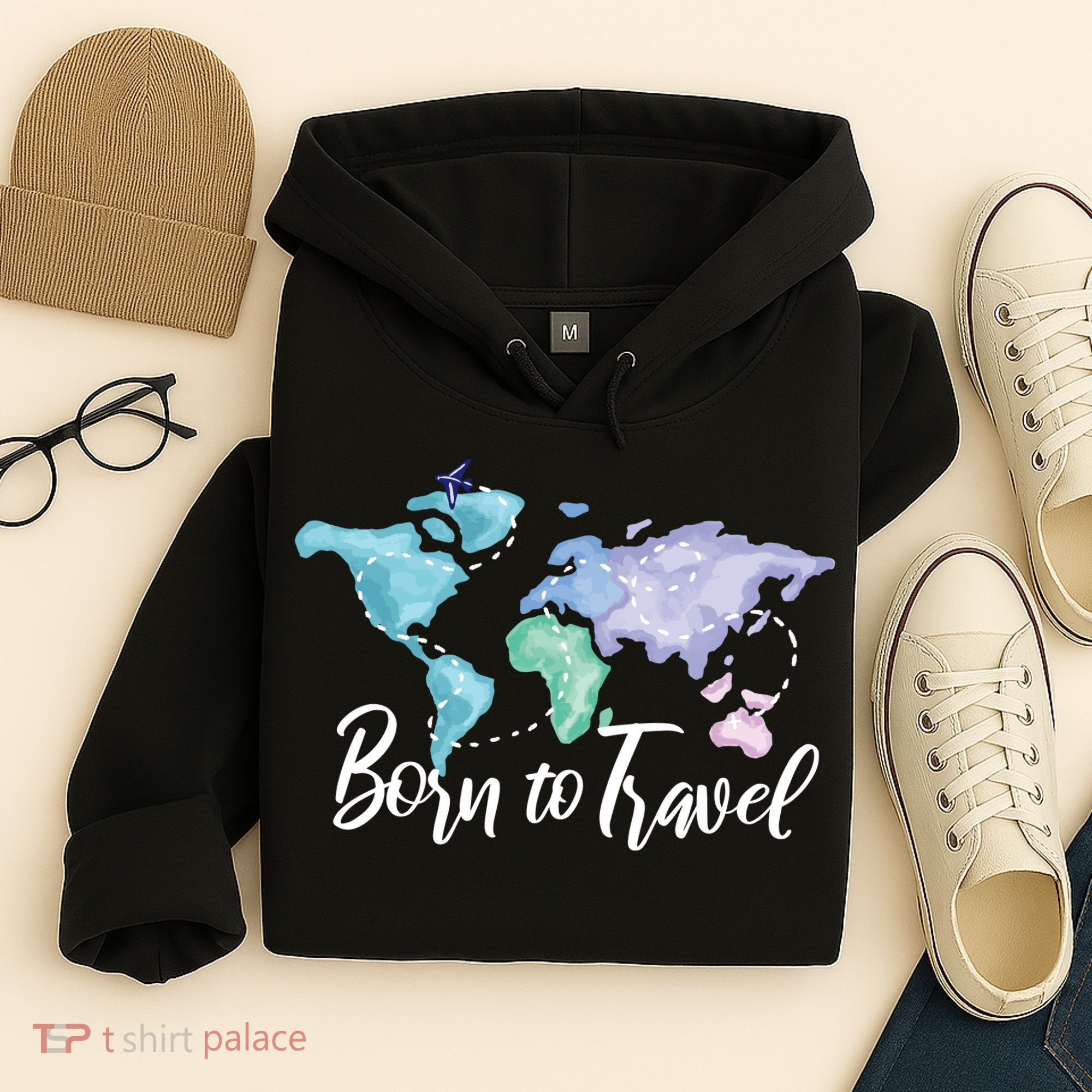Born To Travel Hoodie