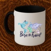 Born To Travel Coffee Mug thumb 2