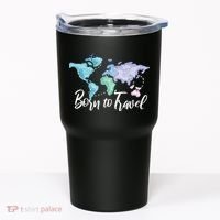 Born To Travel Tumbler thumb 0