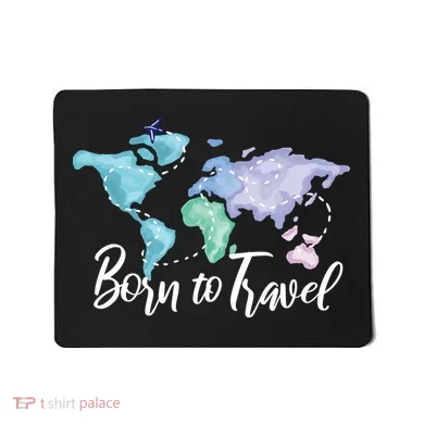 Born To Travel Mousepad