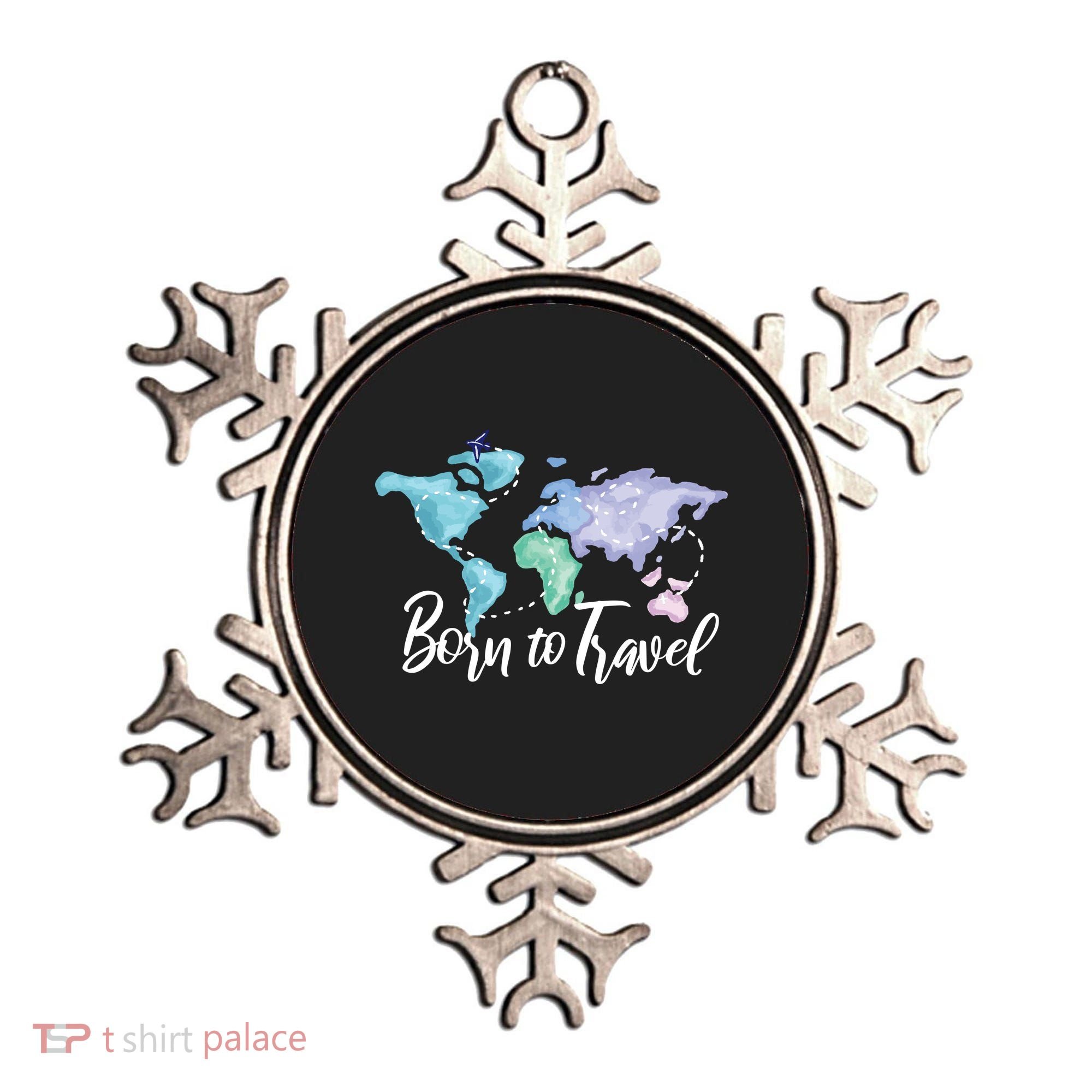 Born To Travel Ornament