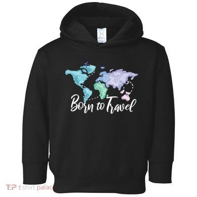 Born To Travel Toddler Hoodie