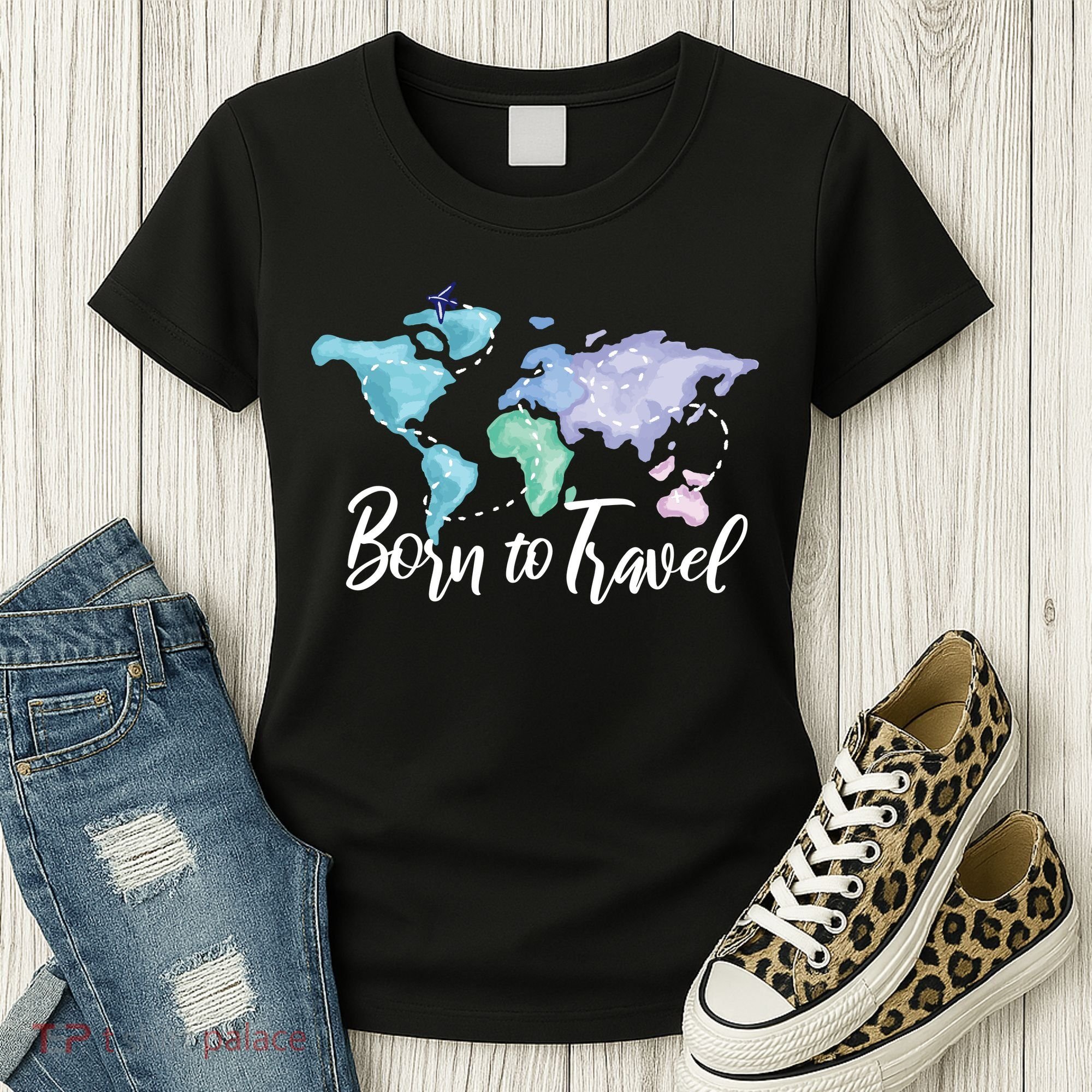 Born To Travel Women's T-Shirt